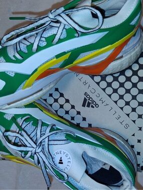adidas stella McCartney Green White solar glide sneakers